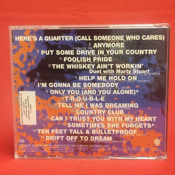 Travis Tritt Greatest Hits From The Beginning CD 1995 Signed - Picture 2 of 8